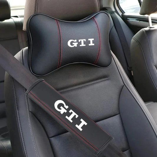 Volkswagen – Car Headrest Neck Pillow & Seatbelt Cover