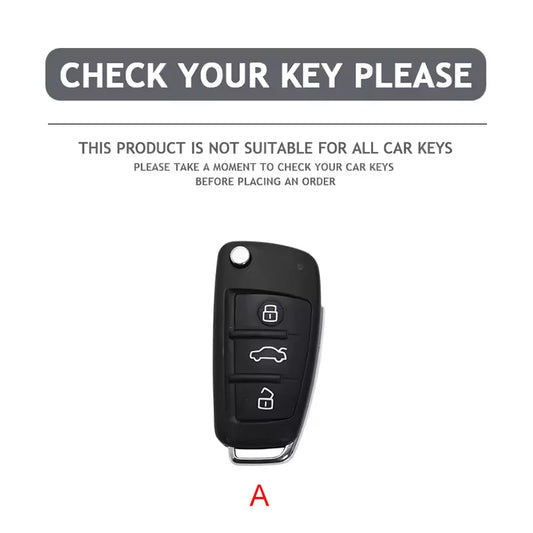 Audi – Zinc Alloy Car Remote Key Case Cover Shell Protection