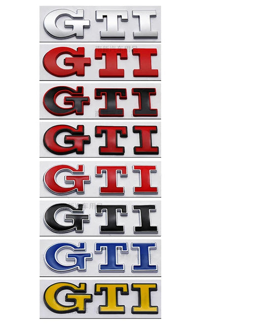 Volkswagen – 3D GTI Badge Rear Trunk