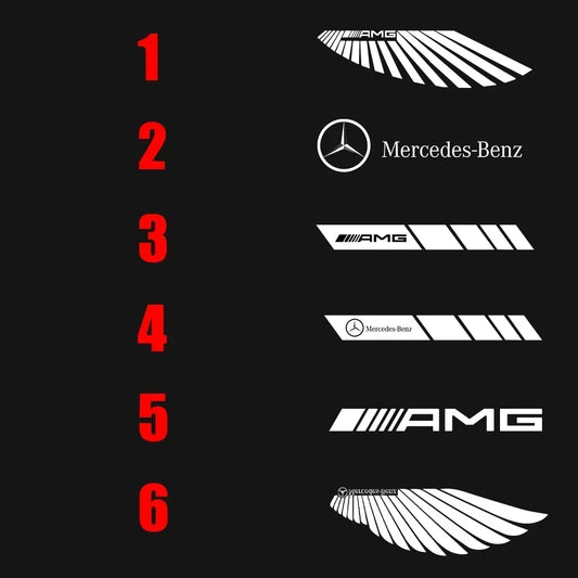 Mercedes Benz – Dynamic Rearview Mirror Carpet Light