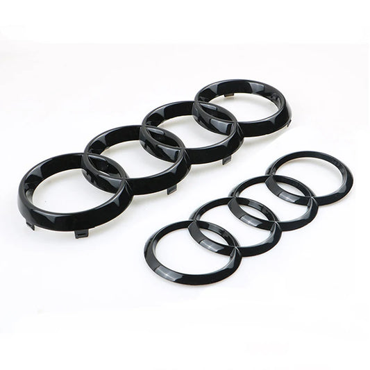 Audi – Logo Emblem Front Grill & Rear Trunk Sticker