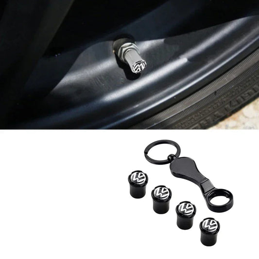 Volkswagen – Car Tire Valve Caps Wheel Covers with Wrench