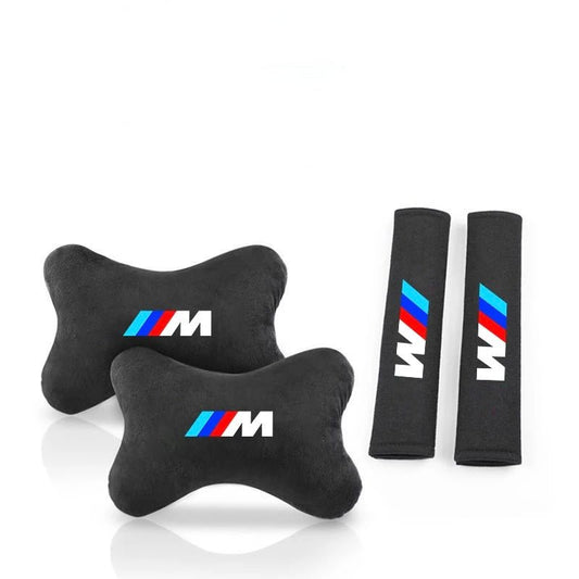 BMW Universal Fit M Seat Belt Pads & Pillows - DeutschMods