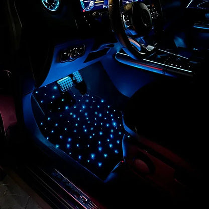 LED Illuminated Floor Mats – Universal Fiber Optic Starry Sky Set (4Pcs) - DeutschMods