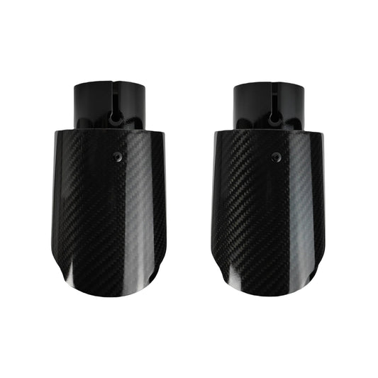 Universal Carbon Fiber Exhaust Muffler Tip - DeutschMods
