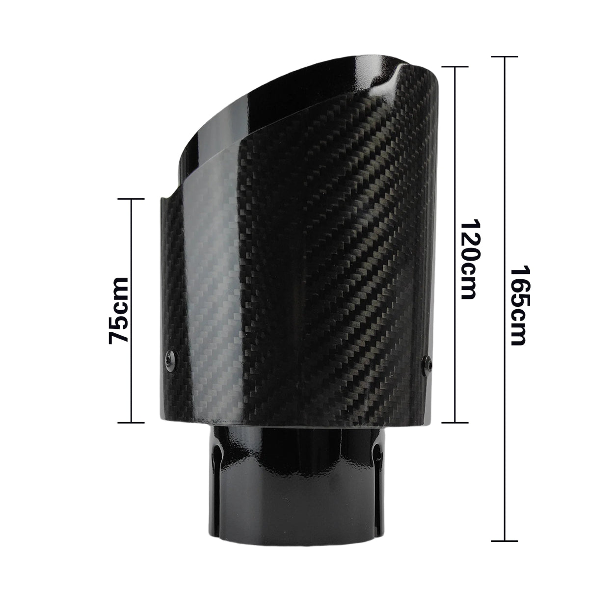 Universal Carbon Fiber Exhaust Muffler Tip - DeutschMods