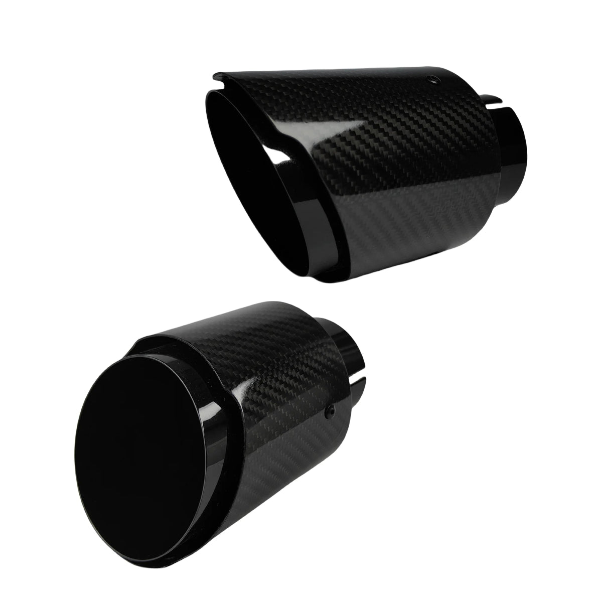 Universal Carbon Fiber Exhaust Muffler Tip - DeutschMods