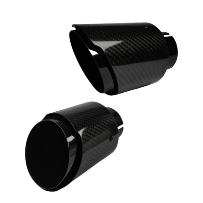 Universal Carbon Fiber Exhaust Muffler Tip - DeutschMods