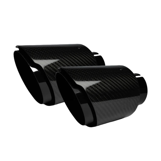 Universal Carbon Fiber Exhaust Muffler Tip - DeutschMods