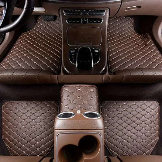 Universal PU Leather Floor Mats Set - DeutschMods